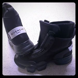 Men’s Black Givenchy Jaw High Sneakers Size 10.5
